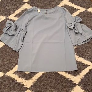 Peplum Sleeved Blouse